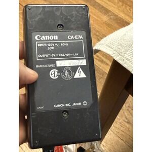 Genuine Canon CA-E7A AC/DC Power Supply Adapter 6V 1.5A/6V 1.1A 9W OEM